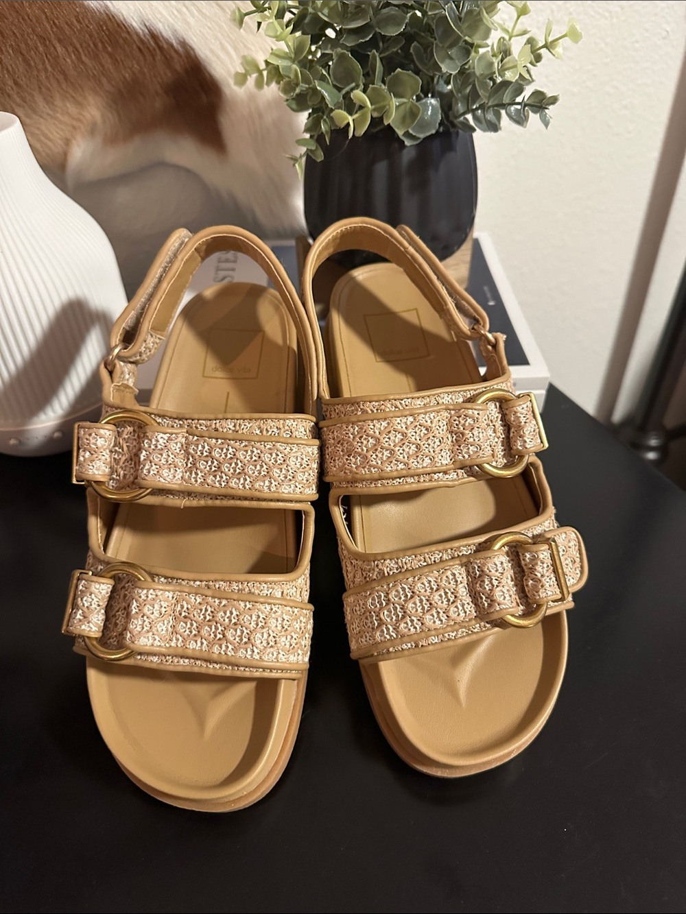 Dolce Vita Tan Strappy Sandals